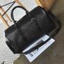 customized logo large capacity duffle bags gym women waterproof sports pu leather travel bag