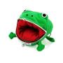 Cartoon Children Plush Frog Money Bags Stuffed Plush Frog Coin Wallets Children Money Purses Women PU Leather Wallet 1pc/opp Bag
