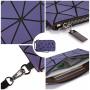 Designer 3pcs Luminous Geometric Bag Holographic Reflective Crossbody Shoulder Bag Tote Clutch Purse HandBag Sets for Ladies