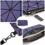 Designer 3pcs Luminous Geometric Bag Holographic Reflective Crossbody Shoulder Bag Tote Clutch Purse HandBag Sets for Ladies