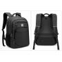 HR774 USB Charge Port Men's Backpack Fashion Waterproof Leisure Travel Backpack Oxford Business Gift Laptop Backpack