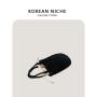 Large Capacity Cotton Rope Material Soft Portable Handbag Shoulder Bag With Design Shopping Bags Women Shoulder