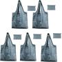 2024 GELORY Customized Reusable Heavy Duty Shopping Tote Bags Washable Foldable Grocery Shopping Bags