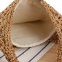2024 New summer style women's straw shoulder bag hollow simple tote bag seaside beach large capacity bag for women