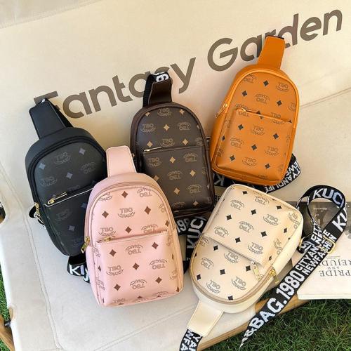 Hot Selling Ladies Mini Chest Purse Sling Shoulder PU Leather Crossbody Bag Fashionable Luxury Travel Bag for Women
