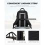 LOVEVOOK Custom Fashion Quilted Waterproof Teenagers Daypack Trendy Anti Theft School bookBags USB Women College Laptop Backpack