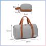 2022 Waterproof Lightweight Weekender Bag with Shoes Compartment Toiletry Bag Large 2022 Travel Duffel Bag for Women Men