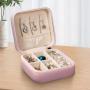 Factory Hot Selling Stock Leather Jewelry Box Ring Earring Necklace Boxes Organized Ornament Customized Storage Case