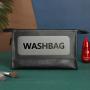 Gelory Custom Logo Transparent Cosmetic Bag Female Travel Portable Large Capacity Cosmetic Storage Bag Makeup Pouch
