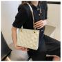 ZR805 Women Bag New Fashion Chain Lattice PU Ladies Leisure High-capacity Handbag Girls Crossbody Handbag Portable Tote Bag