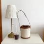 2024 New Design Simple Canvas  Bucket Bag Ladies Hand Shoulder Bag Coffee Brown Black Bucket Bag For Ladies
