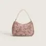 2024 Custom Lovely Bow Flowers Wrinkle Bags Handbag For Women With Removable Pearl Handle