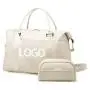 Custom  Foldable Carry On Tote Overnight Weekender Bag with Toiletry Bag Travel Gym Duffel Bag for Women