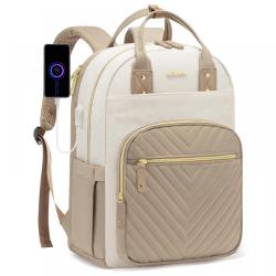 High quality LOVEVOOK quilted bags new waterproof student outdoor backpack bag for girls 15.6 17in large travel laptop backpacks