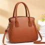 Low MOQ Custom Bolsos De Mujer PU Leather Bags Shoulder Bag Custom Purse With Logo For Women