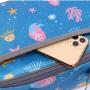 sublimation lunch ba outdoor square food Cooler Bag  aluminum foil waterproof leakproof Color cooler bag eco-friendly lunch bag