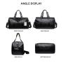 custom logo luxury large quality crossbody sport weekender overnight duffel pu leather gym duffle travel bags for men boy