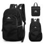 2024 Custom Logo Outdoor Travel Student Folding Backpack Lightweight Large Capacity Foldable Bag Waterproof
