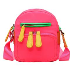 Summer Relaxation Korean New Style Small Square Bag Candy Color Popular Street Fashion Single Shoulder Bag Mini Oxford Cloth Bag