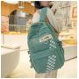 ZR775 New Fashion Schoolbag Unisex Waterproof Backpack Nylon Custom Logo Travel Student Zipper High School Schoolbag Laptop Bag