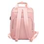 USB Waterproof Backpack Zipper Closure Large Capacity Customizable Logo Polyester Lining Casual/Sport Travel School Fashion
