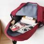 ZR843 Schoolbag New Backpack Fashion High Capacity Unisex Computer Laptop Bag Nylon High School Students Letter Backpack Sport