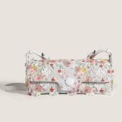low MOQ  handbags fashion women bags  famous brands for women and ladies shoulder  bag with pretty flowers