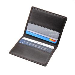 Men's Credit Card Organizer Wallet 6 Credit Card Holders Leather Card Cases