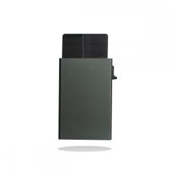 RFID Functional Metal Slim Minimalist Credit Card Holder Premium Automatic Pop Up Wallet Aluminum