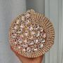 New Arrival Thread Diamond Evening Bags Metal Luxury Handmade Full Crystal Dinner Bags Rhinestone Clutches for women