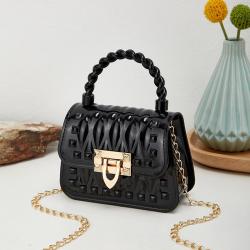 Hot Sale Luxury Colorful Pvc Red Crossbody Ladies Small Mini Women Handbags Shoulder Kid Jelly Coin Purses