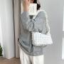 New Creative Design Handbags Large Capacity Soft Clouds Women's Shoulder Bags Polyester Fold Fashion Underarm Ladies Hand Bag