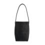 Custom products soft Faux suede sling shoulder bag Fashion plain bucket bag large capacity chic faux fur bag