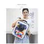 KBW044 Wholesale Large-capacity Cat Backpack Portable Pet Out Bag Square Breathable Space Capsule Double-back Cat Bag