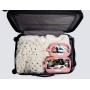 Waterproof Clear Transparent Cosmetic Bag Clear PU PVC Water Resistant Toiletry Pouch Organizer Bag