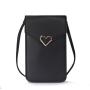 Factory Direct Women's Retro Student Small Wallet PU Leather Touch Screen Mobile Phone Slung Trendy Lock Fashionable Lady's