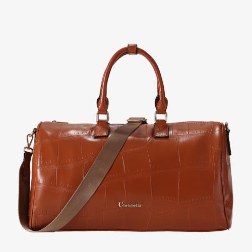 Susen Chrisbella 2022 Short distance travel bag PU leather large handbag fashionable boarding luggage travel bags for women