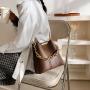 Large Capacity With Chain Sac A Main Femm Custom Leather Bag Crossbody Bucket Bag Trendy Handbags For Lady