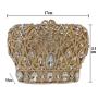 Custom design 2024 luxury Handmade Evening Bag Crown Shape Rhinestone Bag European Clutch Women Bag Chain Luxury 2023