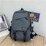 KBW477 Schoolbag Unisex New College Students Shoulder Backpack Fashion Good Quality PU Trend Out Travel Backpack