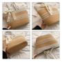 Fashion Hand-Woven Beach Large Capacity Shoulder Retro Women'S Tote Travel All-Matching Women'S Bag