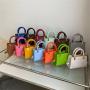 2023 New Stone Small Square Bag Trend Fashion Texture Female Foreign Style Handbag Woven Cross body Bag High Quality Hot-Selling
