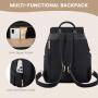 LOVEVOOK Fashion Quilted Small Backpack Purse for Travel Work Cute Backpack Daypack Shopping Student Mini Bag for Daily College