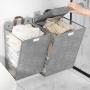 HR235 New Foldable Home Dormitory Multifunctional Organization Storage Wall Hanging Clothes Laundry Basket Dirty Clothes Basket