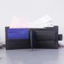 OEM002 Short Vintage Bifold Genuine Leather Wallet For Man Genuine Leather Slim Wallet Thin Men Short Wallet
