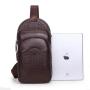 Custom Men's waist bags handcraft genuine leather  waist men   bags  fashion  Men shoulder bags factory wholesale handbags