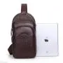 Custom Men's waist bags handcraft genuine leather  waist men   bags  fashion  Men shoulder bags factory wholesale handbags