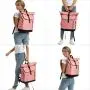 2022 Women Men roll top waterproof Travel backpacks with 17.3 laptop compartment school university student laptop backpacks