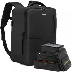 LOVEVOOK 2022 custom Multif men bags large 40L waterproof 17Inch 6pcs gym Laptop Travel Backpacks with USB  shoe compartment