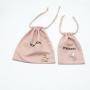 Hot Sale Ladies Designer Cotton Linen Dust Cosmetic Travel Handbag Shoulder Drawstring Cotton Gift Shopping Bag